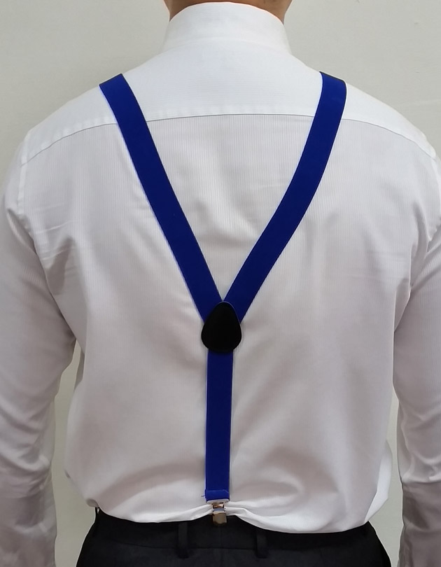 Suspenders in Royal Blue